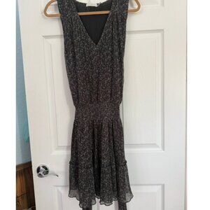 Ramy Brook Lela Olive Multi Print Mini Dress